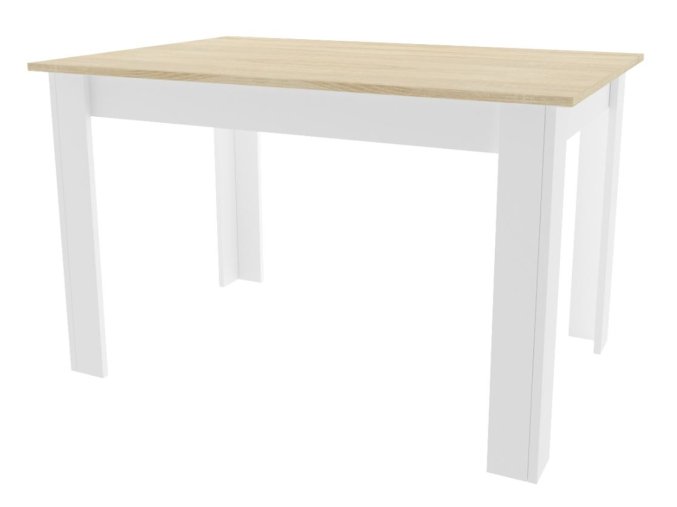 jedálenský stôl sonoma white