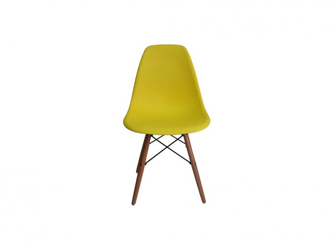 Jídelní židle žlutá skandinávský styl Classic