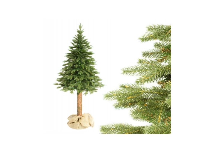 Vánoční stromek na pařezu Smrk PE 180 cm Royal