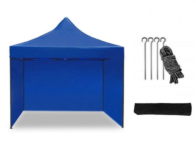 Nůžkový stan 2x3m modrý All-in-One