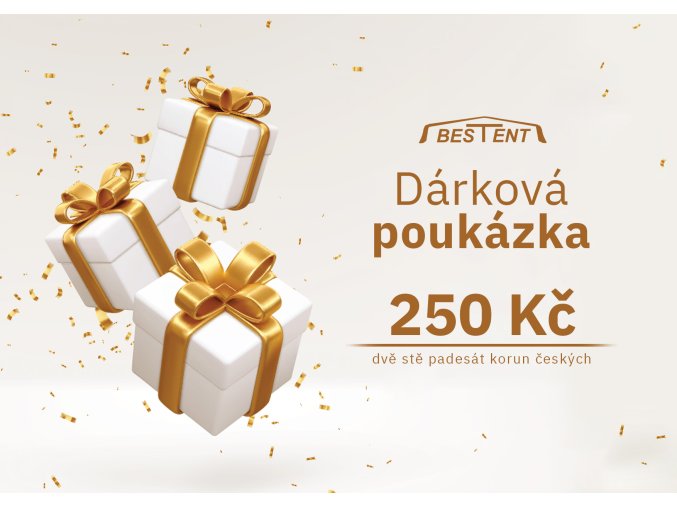 darkova poukazka 250 Kc bestent