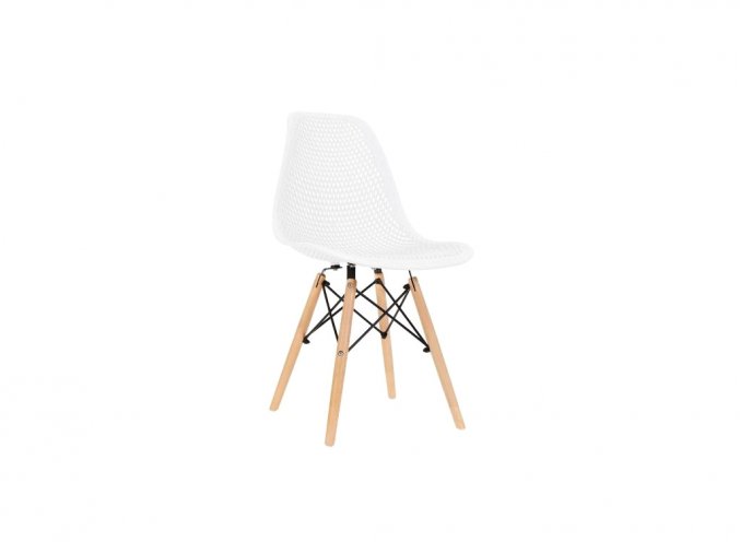 Jídelní židle skandinávský styl White Grid