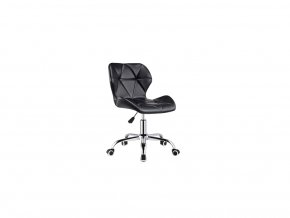 Kancelářská židle kožená Black