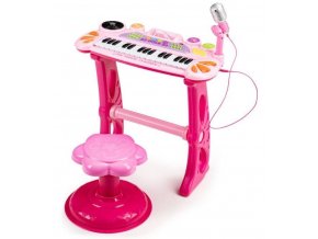 ružový klavír pre deti