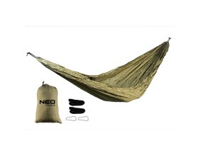 Houpací síť 330 x 140 cm sada 63-124