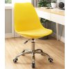 Kancelárska stolička žltá škandinávsky štýl BASIC 2