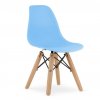 detská stolička modrá.