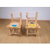 Dětská dřevěná židle Lolek a Bolek