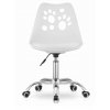 kancelárská stolička biela 1