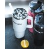 Termohrnek do auta s brčkem 1200 ml Pink
