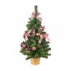 B SK 20484 Vianočný stromček Jedľa na stôl 60cm Pink naše fotky (1)