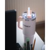 Termohrnek do auta s brčkem 1200 ml Cherry