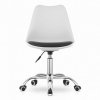 Kancelářská židle bílo-černá skandinávský styl BASIC
