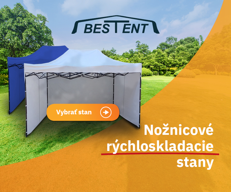 nožnicový stan pre každé podujatie