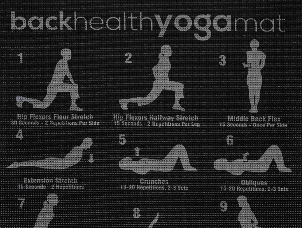 Yoga-Matte Yoga Mat Black