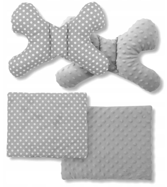 Kokon Babynestchen 5 in 1 White/Grey Dots Rea