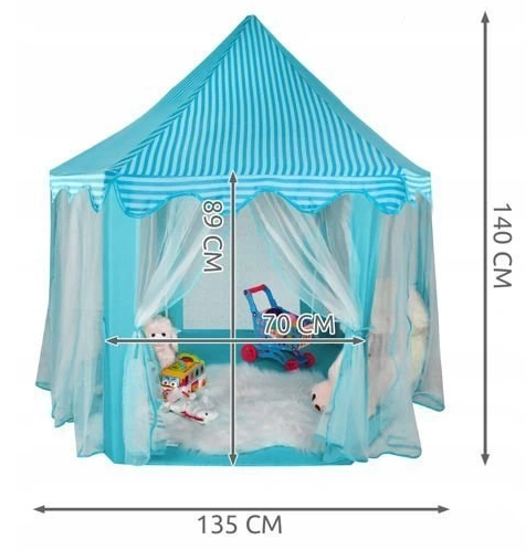 Märchen-Kinderspielzelt Castle Blue