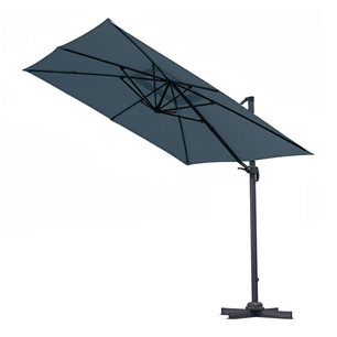 Garten-Sonnenschirm klappbar Grey 2,4x2,4m