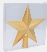Špic za božićno drvce Zvijezda 20 cm GOLD