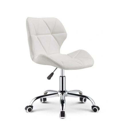 Bürostuhl Leder White