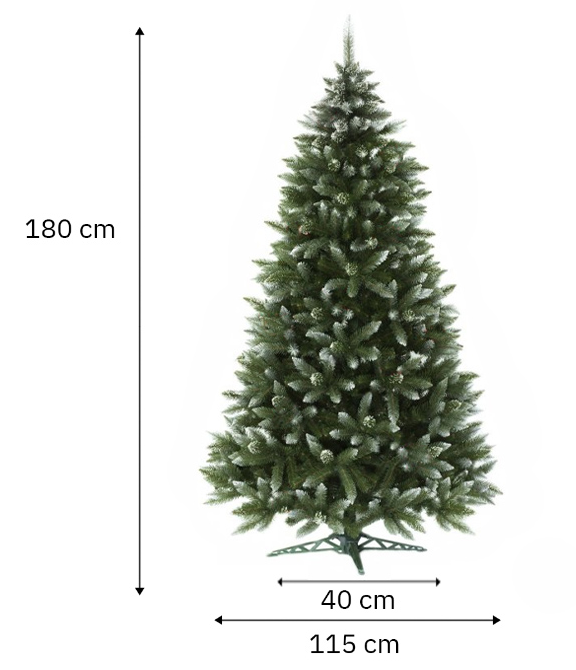 Weihnachtsbaum Fichte 180cm Luxury Diamond 3