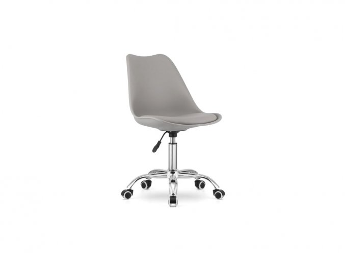 Kancelárska stolička šedá škandinávsky štýl BASIC
