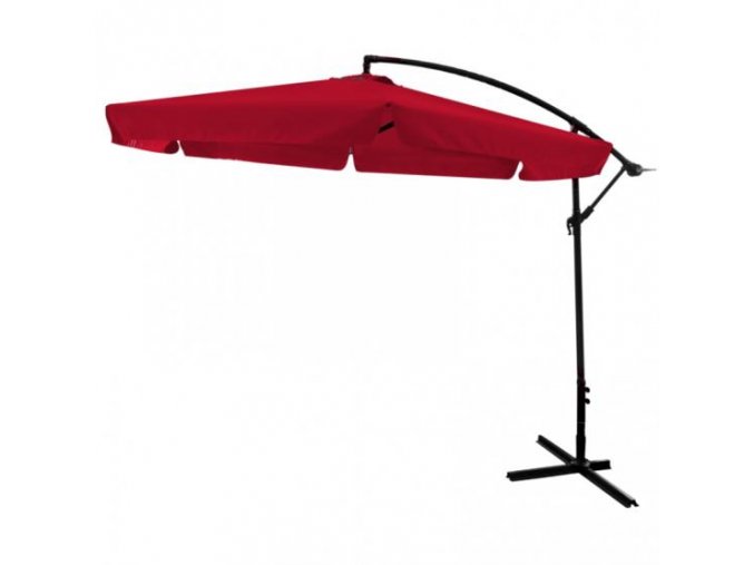 Záhradný slnečník 350cm RED Trabem