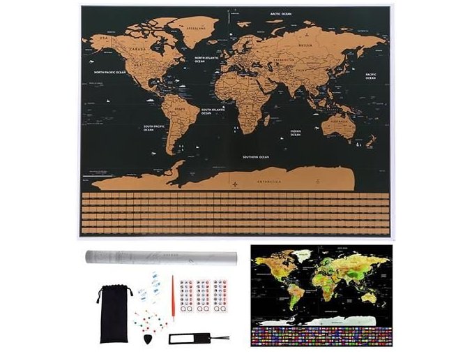 stieracia mapa s príslušenstvom