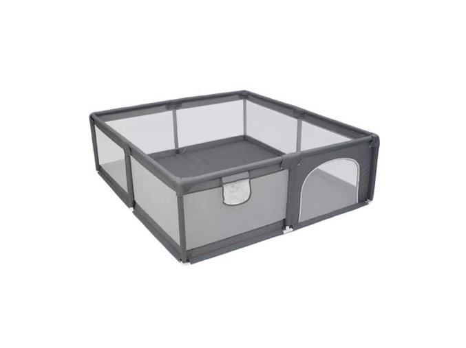 ohrádka pre deti sivá