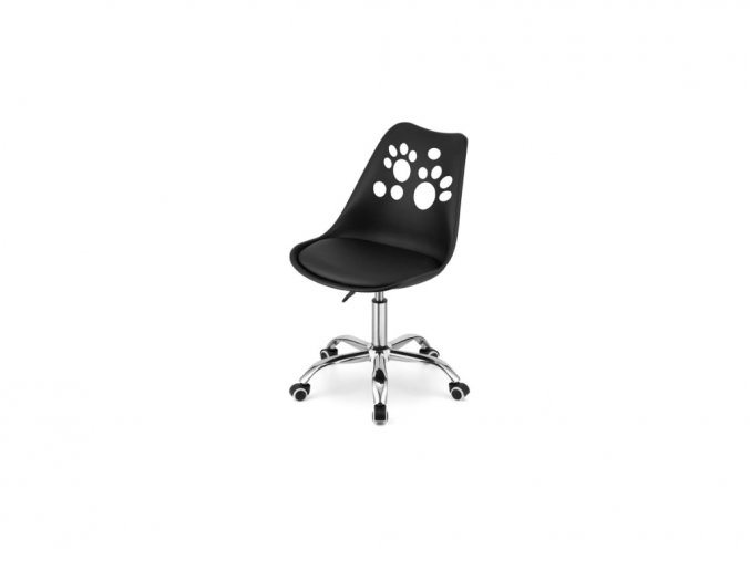 Kancelárska stolička čierna škandinávsky štýl PAW Basic