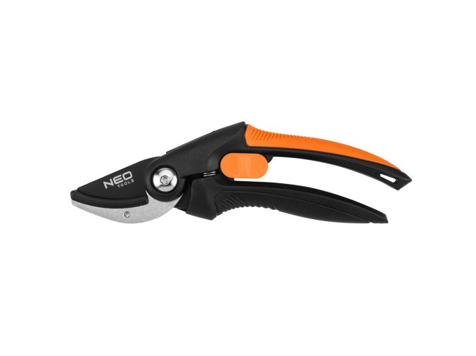 Kovadlinkové nožnice 210 mm, rozsah do 20 mm, materiál: PP, rukoväť potiahnutá TPR gumou 15-211
