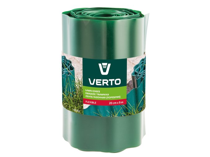 Okraj na trávniky 20 cm x 9 m, zelený 15G512