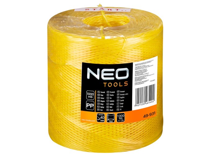 Polypropylénová šnúra 1000 m 49-931