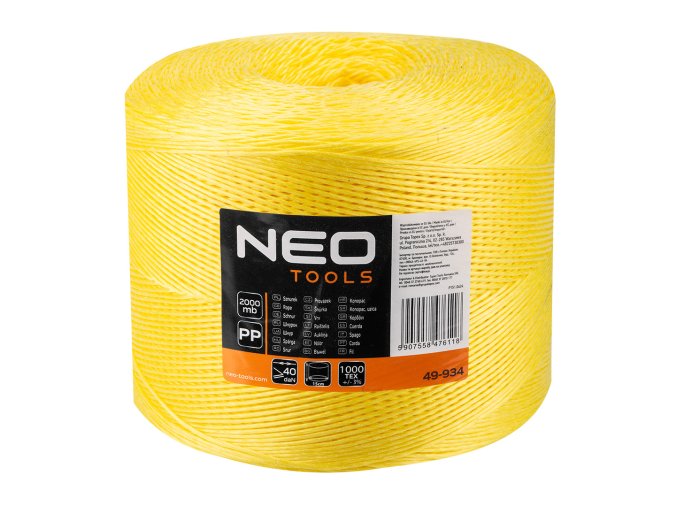 Polypropylénová šnúra 2000 m 49-934