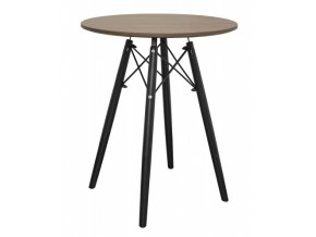 Okrúhly stôl ANELLO Dark Ash 60cm