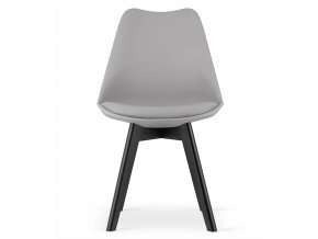 Jedálenská stolička šedá škandinávsky štýl Dark Basic (5)