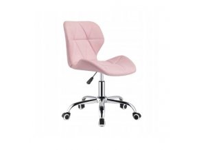 ružová kancelárska stolička