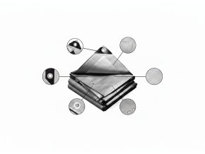 Krycia plachta strieborná (1)