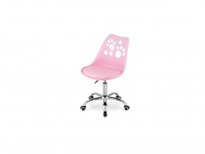 Kancelárska stolička ružová škandinávsky štýl PAW Basic