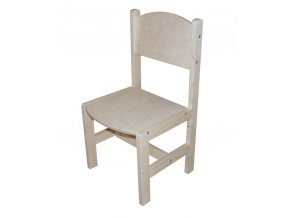 Detská drevená stolička s operadlom (2)