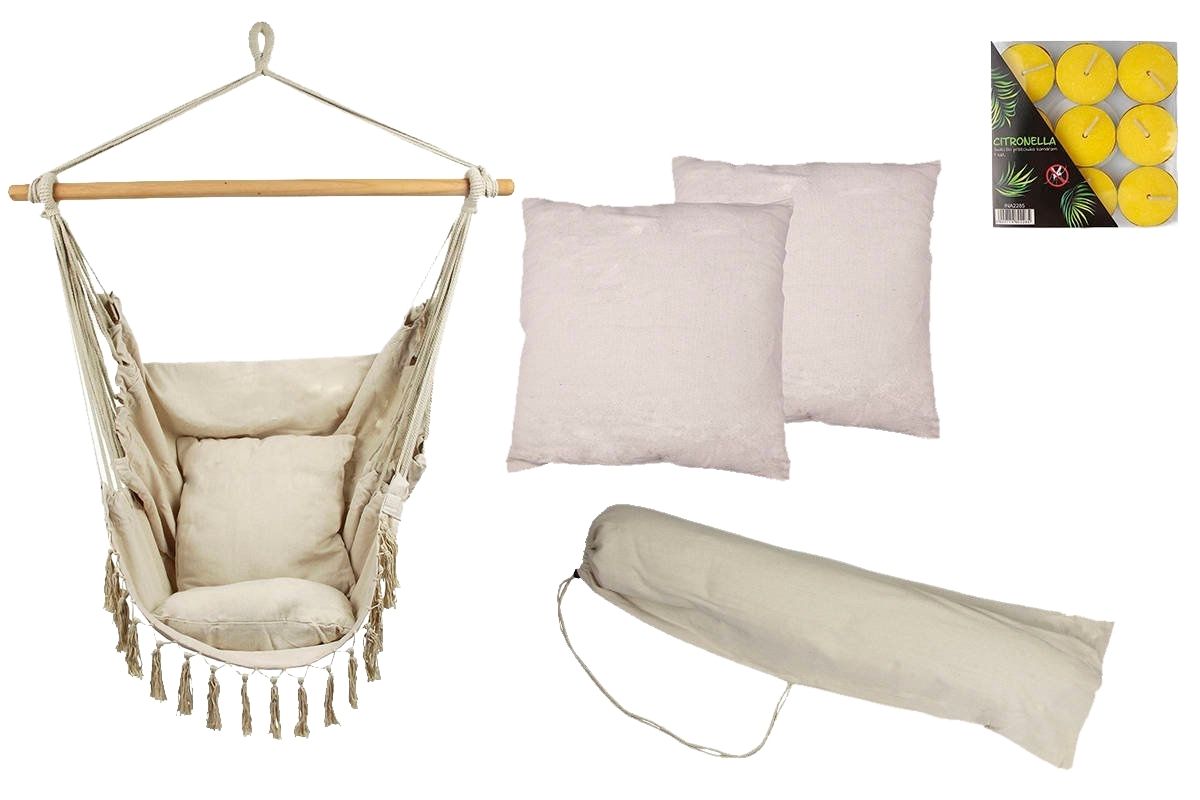 Záhradné hojdacie kreslo Beige extra Monaco Summer