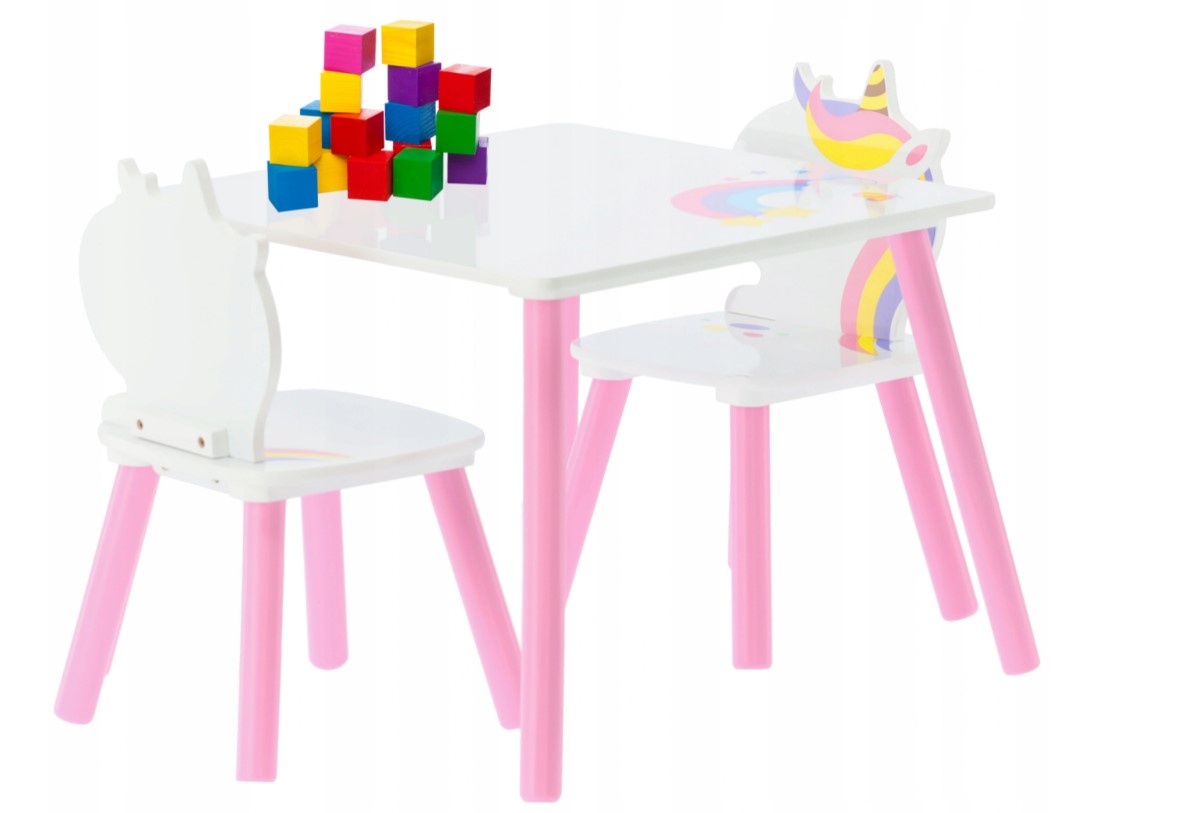 Detský stolík a stoličky UNICORN