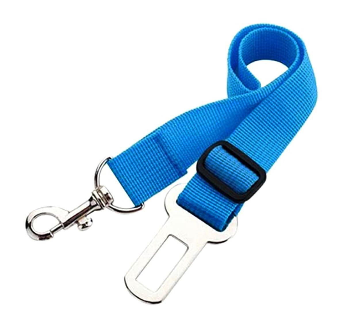 Bezpečnostný pás do auta pre psa 50-80 cm, modrý