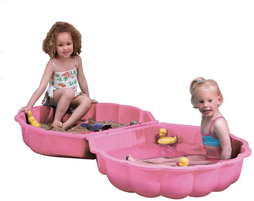 Pieskovisko bazén Ibiza s vekom 102 cm ružová