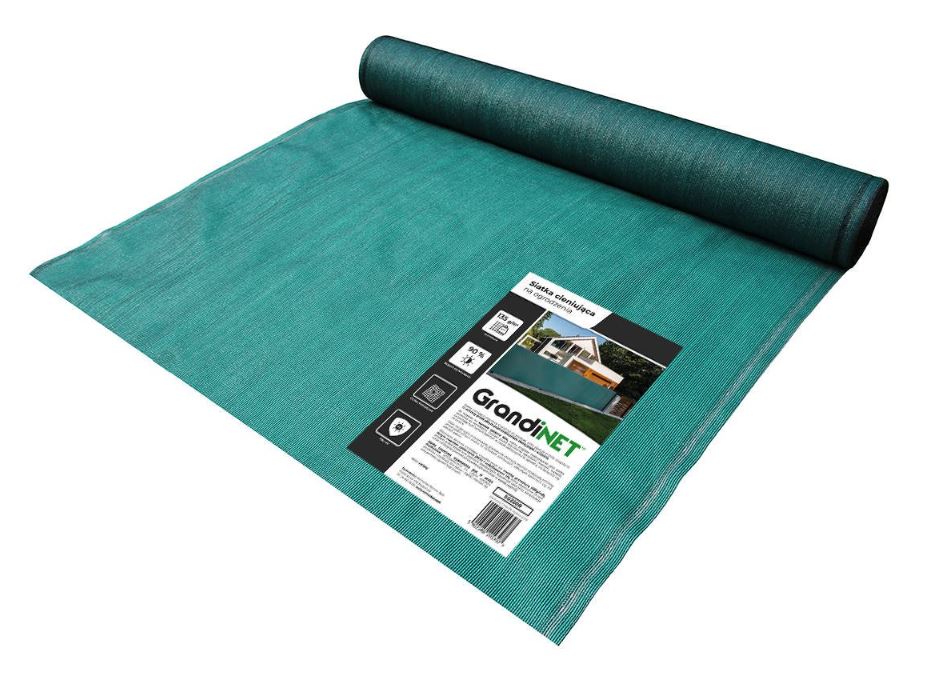 Tieniaca sieť tmavo-zelená 1,5x25m 90% tieňa