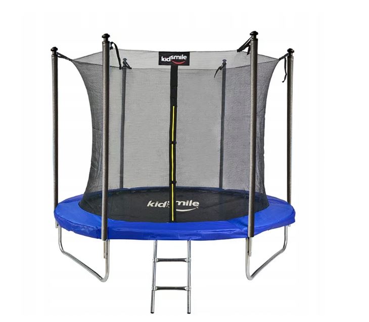 Trampolína 305cm + vnútorná ochranná sieť + schodíky Blue