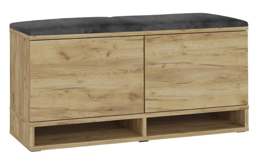 Bestent Botník s lavicou na sedenie Craft/ Grey 100x50x37cm