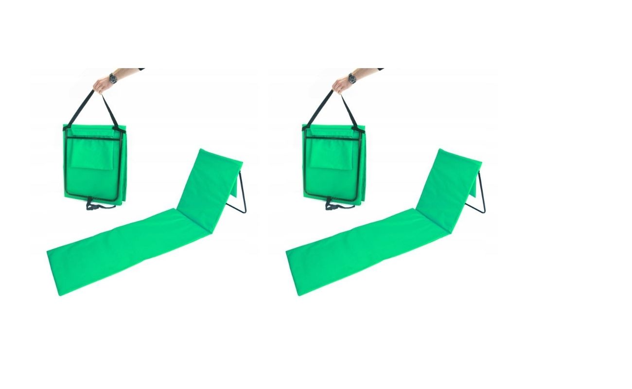Plážové podložkové lehátko Handy Green 2ks