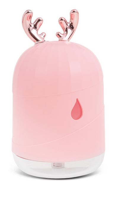 Aróma difuzér LED USB 200ml Deer Pink