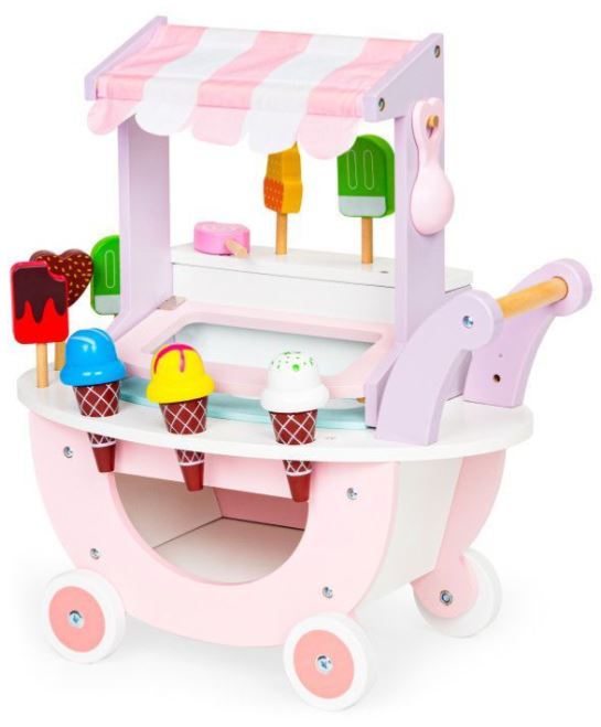 Drevené edukačné chodítko Ice Cream